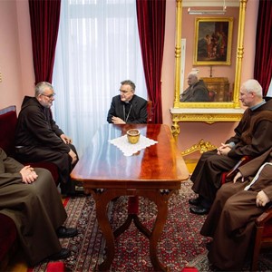 Kardinal Bozanić primio generalnog definitora kapucina